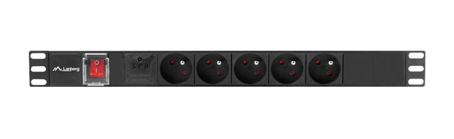 Unitate alimentare PDU 19", 5 prize ng "PDU-05E-0200-BK"