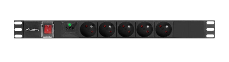Unitate alimentare PDU 19", 5 prize ng "PDU-05E-0200-IEC-BK"