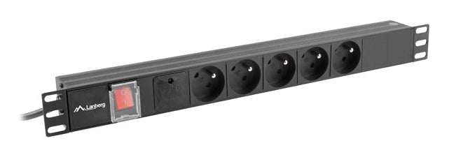 Unitate alimentare PDU 19", 5 prize ng "PDU-05E-0200-IEC-BK"