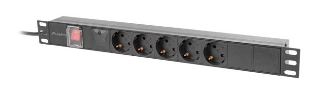 Unitate alimentare PDU 19", 5 prize ng "PDU-05F-0200-BK"
