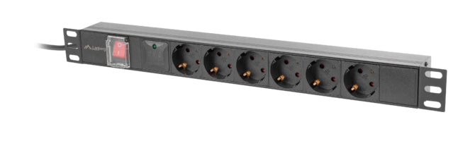 Unitate alimentare PDU 19", 6 prize ng "PDU-06F-0200-BK"