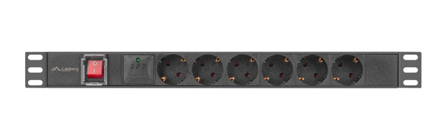 Unitate alimentare PDU 19", 6 prize ng "PDU-06F-0200-BK"