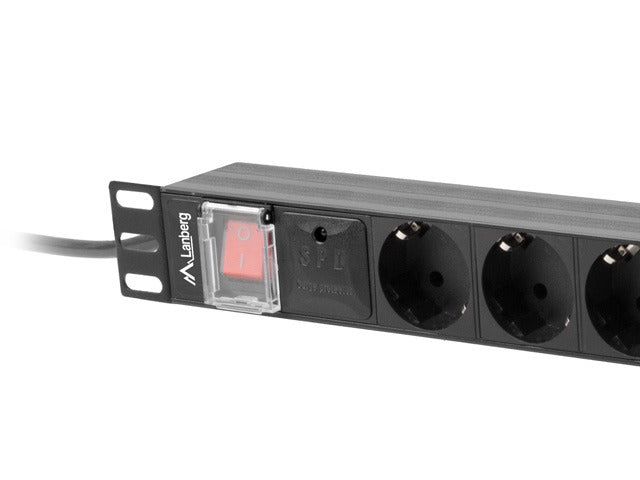Unitate alimentare PDU 19", 8 prize ng "PDU-08F-0200-BK"