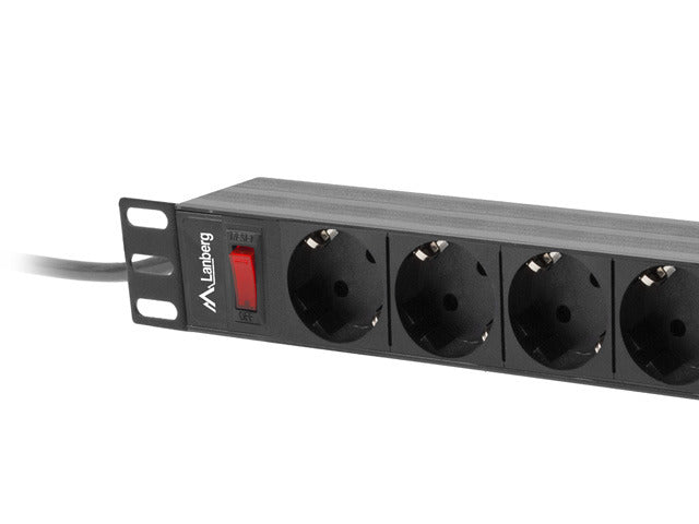 Unitate alimentare PDU 19", 9 prize ng "PDU-09F-0300-BK"