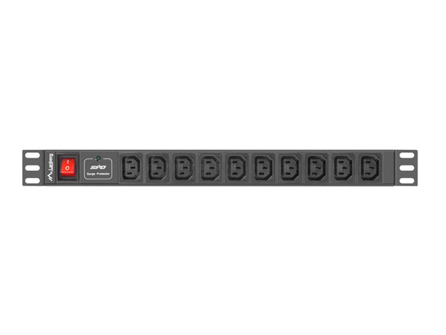 Unitate alimentare PDU 19", 10 prize ng "PDU-10I-0200-IEC-BK"