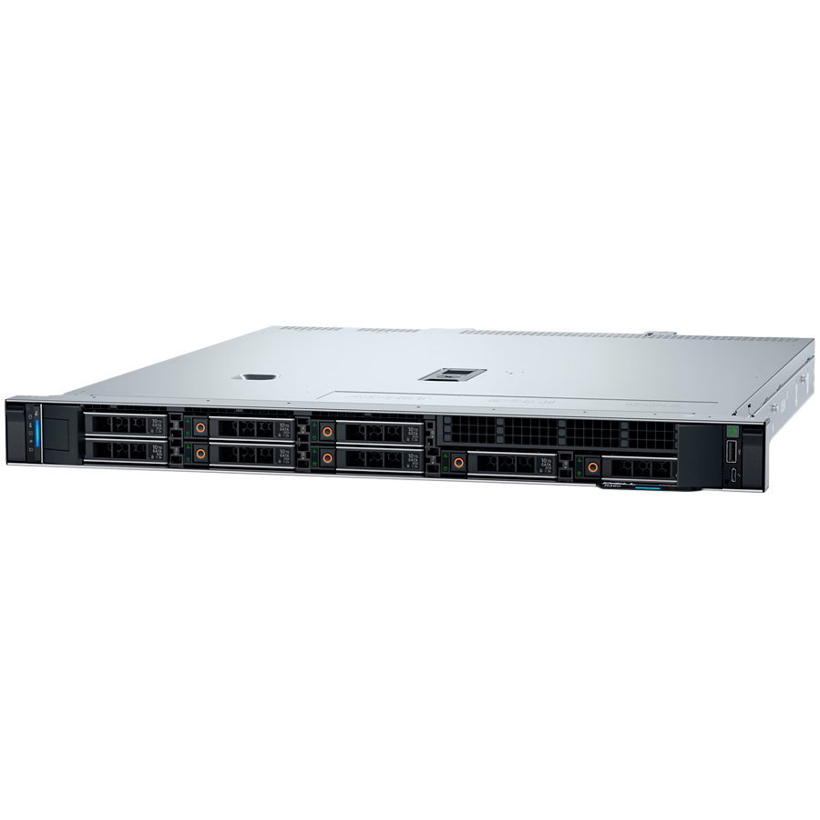 Dell PowerEdge R360 Rack Server,Intel Xeon 6 Performance 6337P 3.5G(6C/12T),32GB,2x960GB SSD SATA RI,1U,Broadcom 5720,PSU(1+1)700W Tit,3Yr 