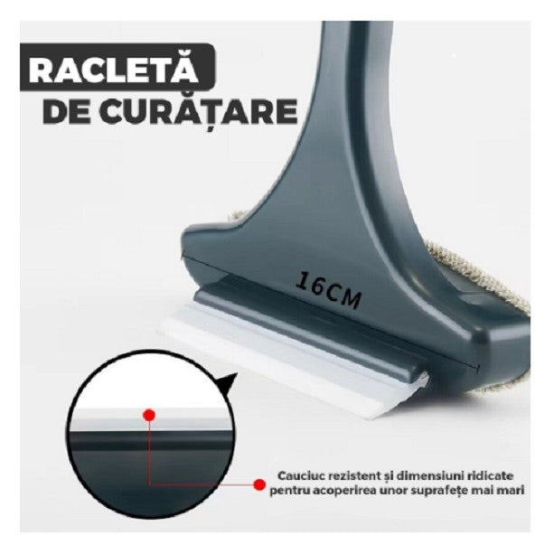 Perie de Spalat si Curatat Geamuri, pentru Plase si Suprafete Diverse, 46x16x5 cm, Verde-Galben