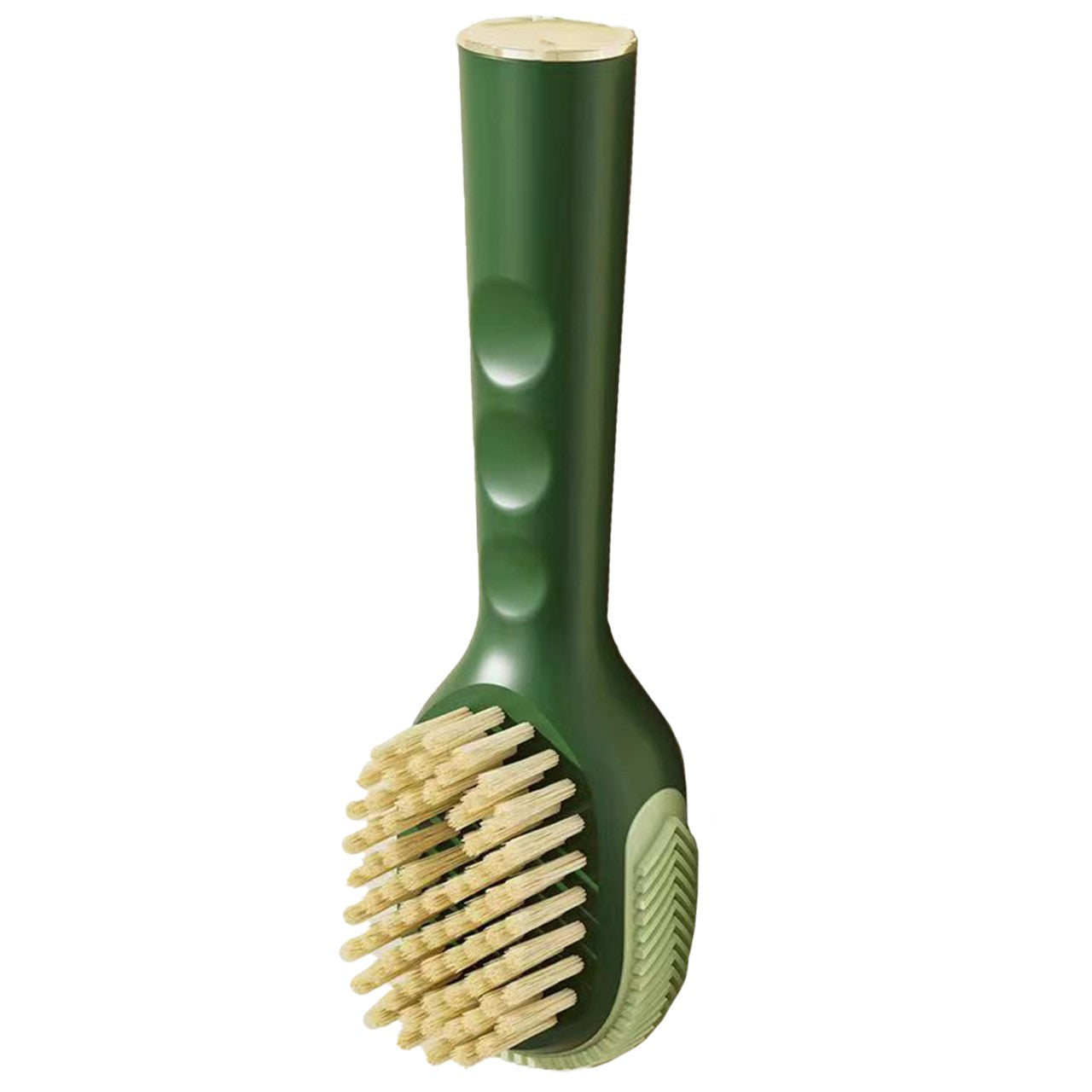 Perie pentru Curatare Incaltaminte cu Recipient pentru Detergent, Perie Multifunctionala pentru Incaltaminte si Lenjerie, cu Peri Moi, Fara Deteriorare, 22x6x4 cm, Culoare Verde