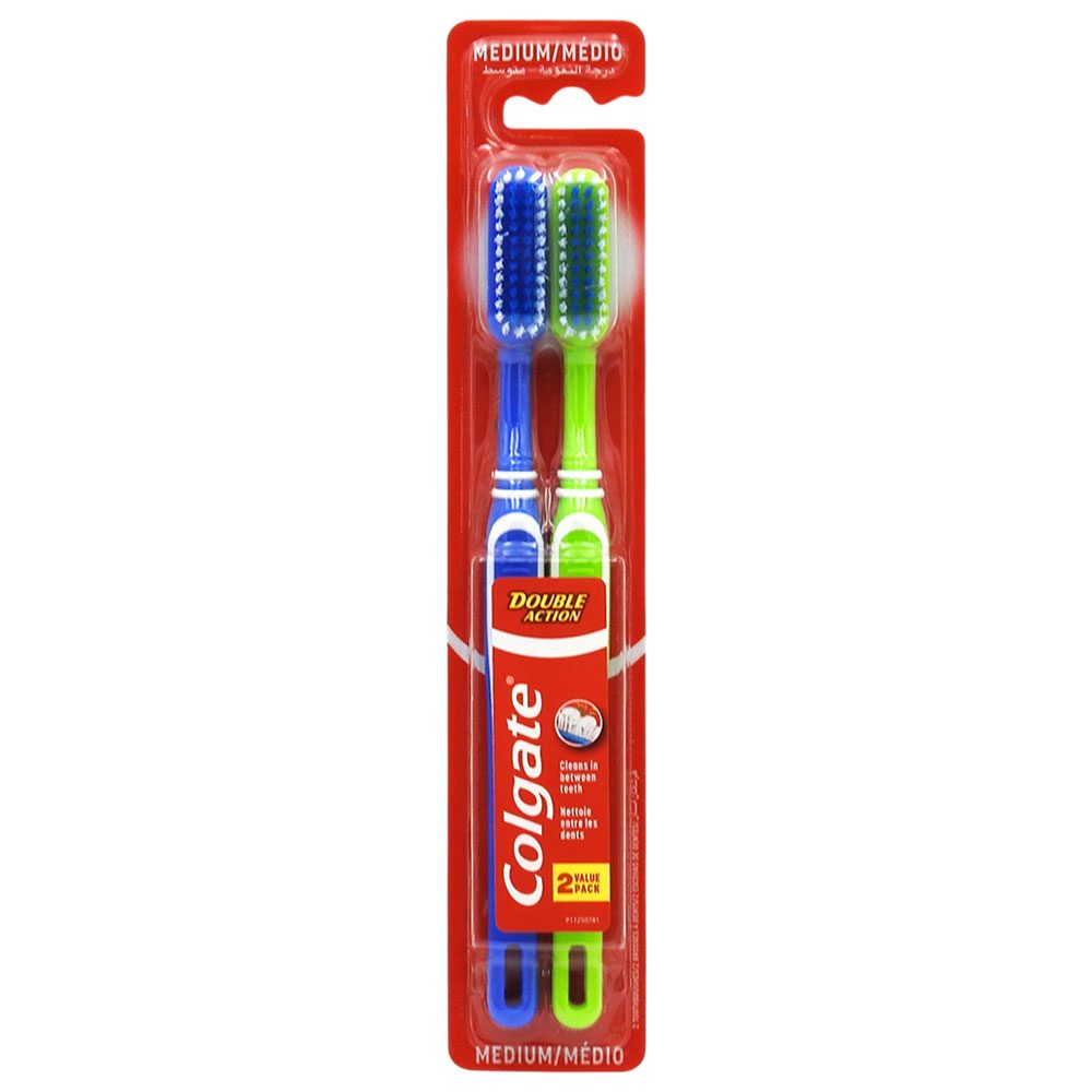 Periuta de Dinti, Colgate, Double Action 2 buc