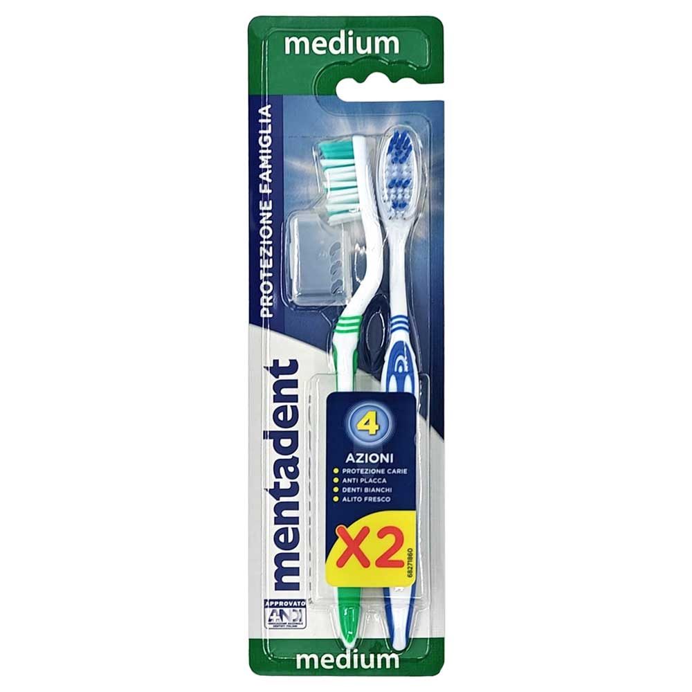 Periuta de Dinti, Mentadent, 2 buc Medium