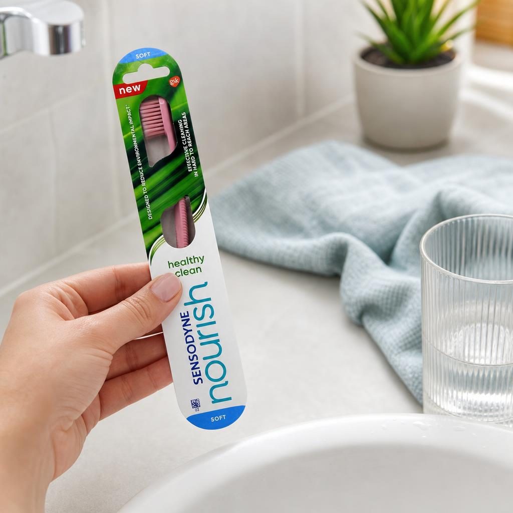 Periuta de Dinti, Sensodyne, Nourish Healthy Clean Soft