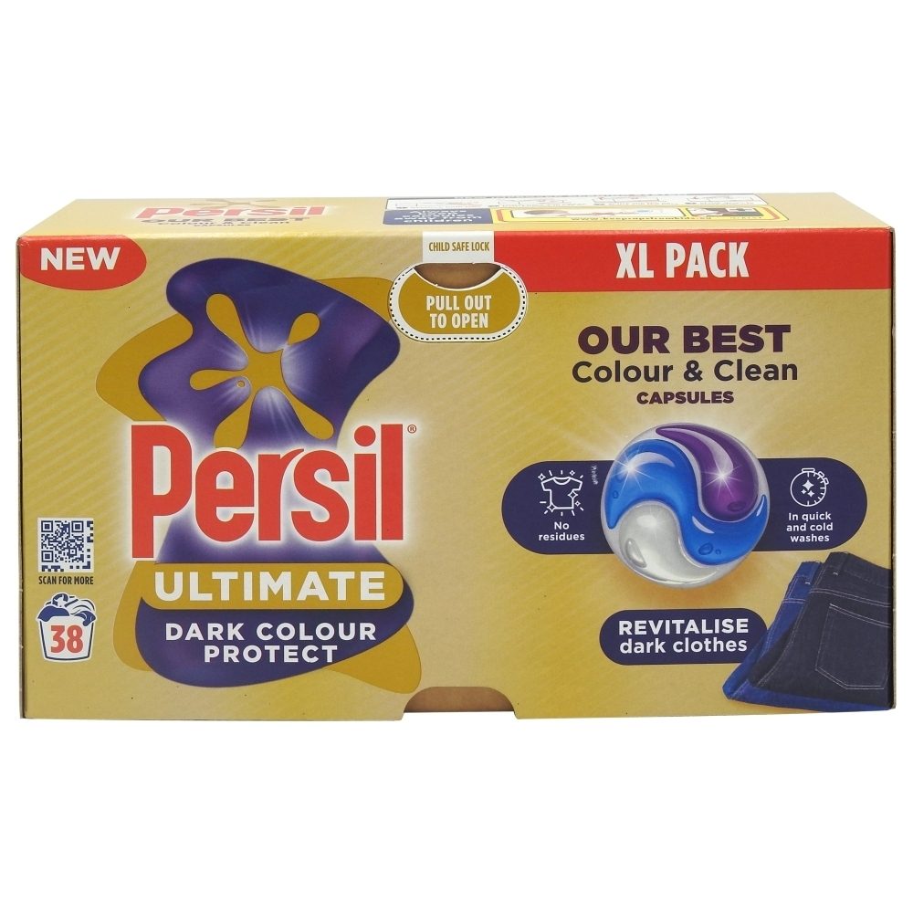 Persil Detergent Capsule 38 buc Ultimate Dark Colour Protect