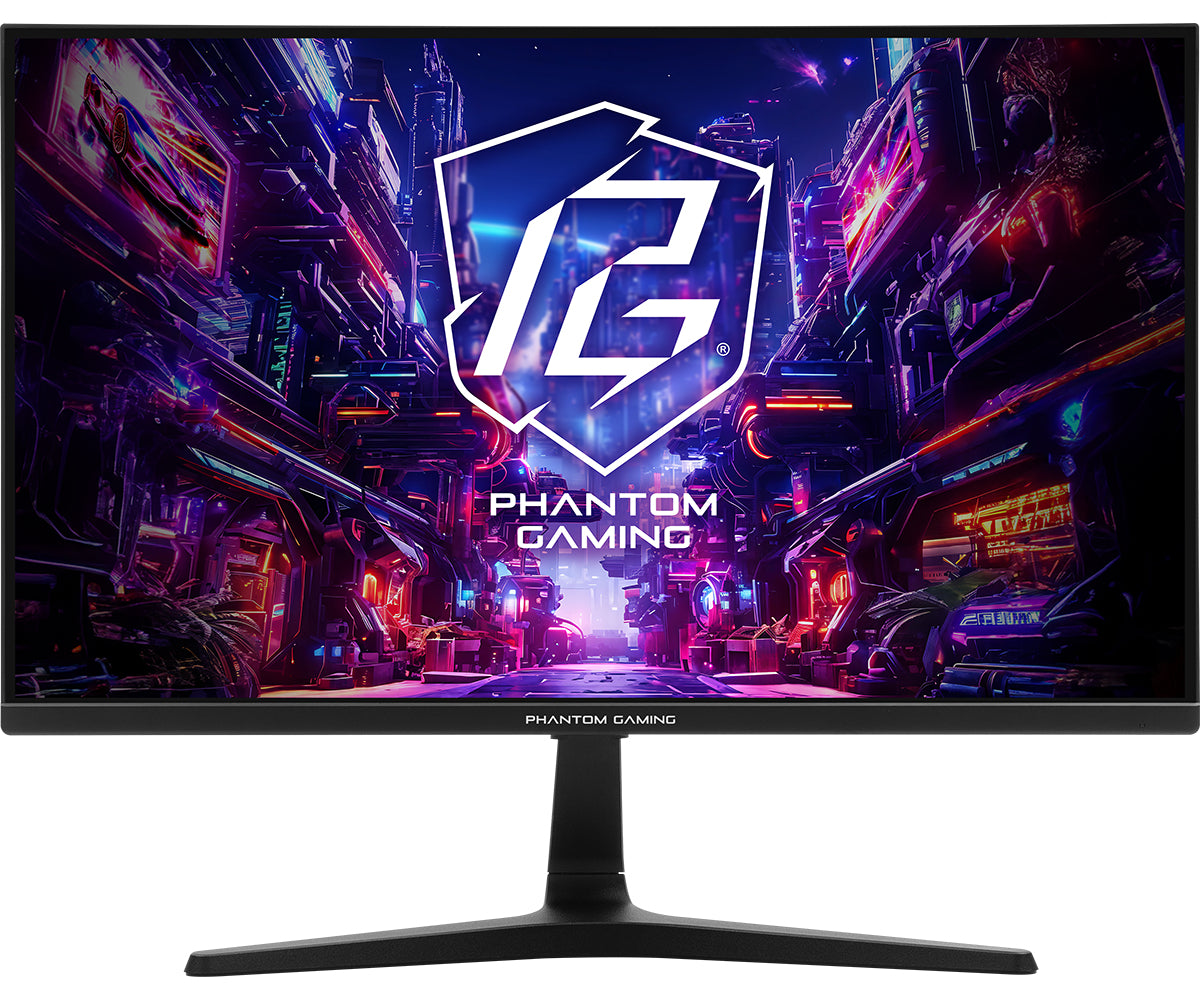 Monitor Asrock 24.5 inch, home | office, IPS, Full HD (1920 x 1080), 300 cd/mp, 1 ms, HDMI | VGA, 