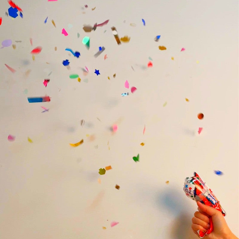 Set 10xPistol Confetti pentru Petrecere, 14x16 cm, Multicolor