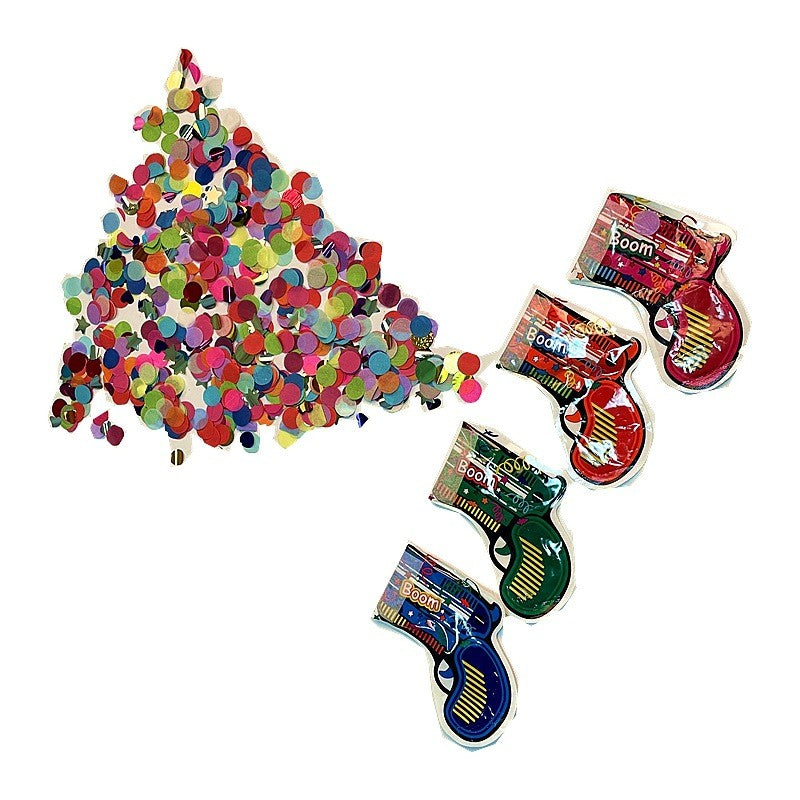 Set 10xPistol Confetti pentru Petrecere, 14x16 cm, Multicolor