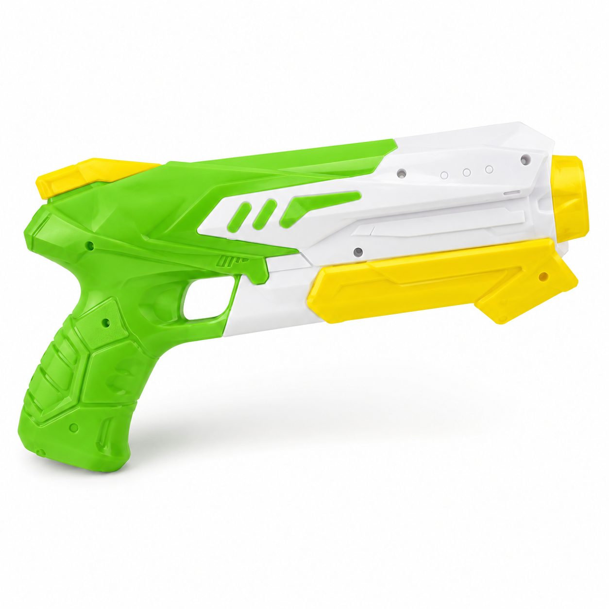 Pistol cu Apa pentru Copii, Rezervor 300ml, Maner de Transport, Pentru Piscina/Plaja, Lungime 31.5 cm, Jucarie Distractiva, 3ani+, Albastru/Alb