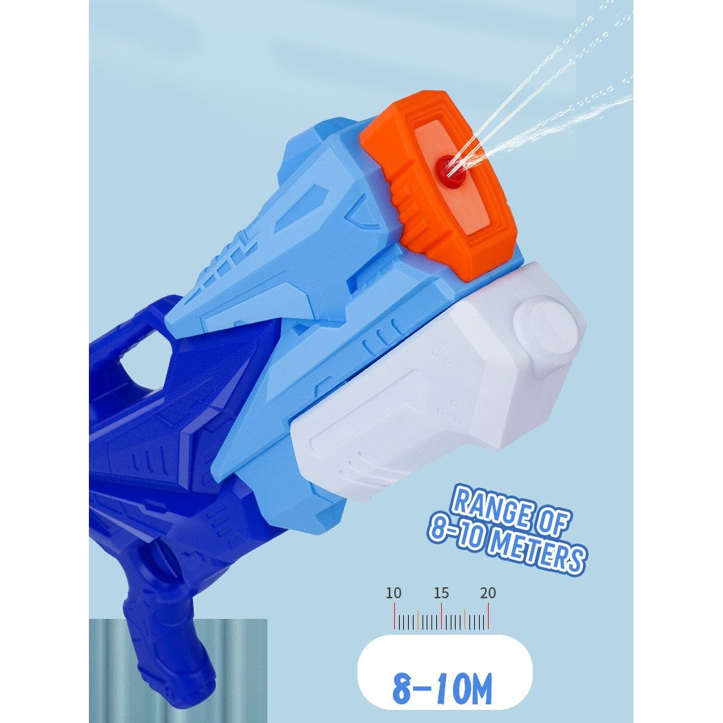 Pistol cu Apa pentru Copii, Rezervor, Pentru Piscina/Plaja, 6ani+, 3 duze, Albastru, 770ML