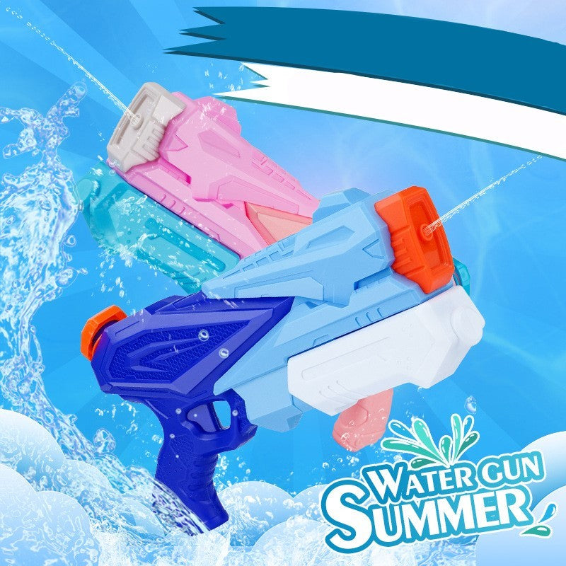 Pistol cu Apa pentru Copii, Rezervor, Pentru Piscina/Plaja, 6ani+, 3 duze, Roz, 770ML