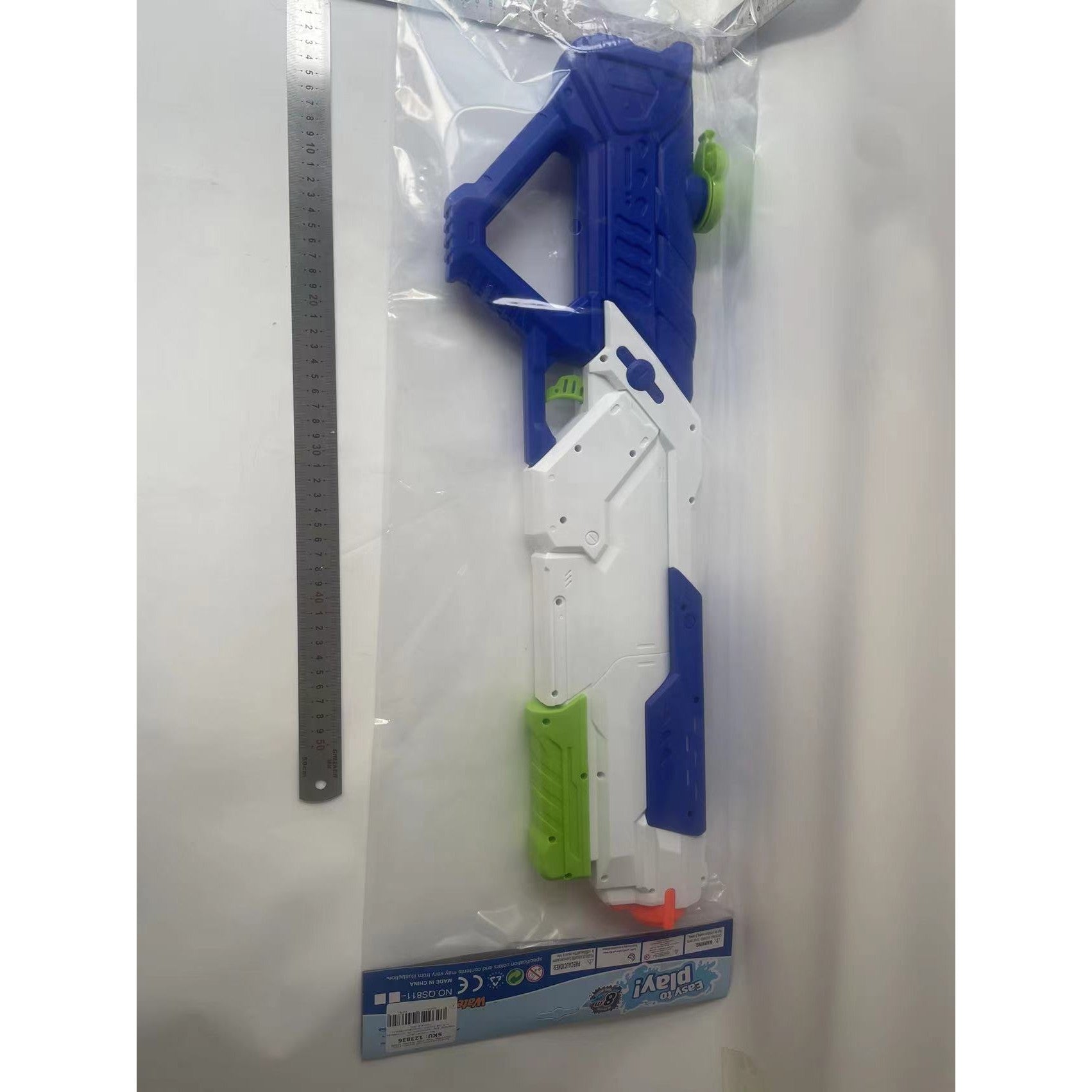 Pistol cu Apa pentru Copii, Rezervor, Pentru Piscina/Plaja, 6ani+, Multicolor, 1200ML