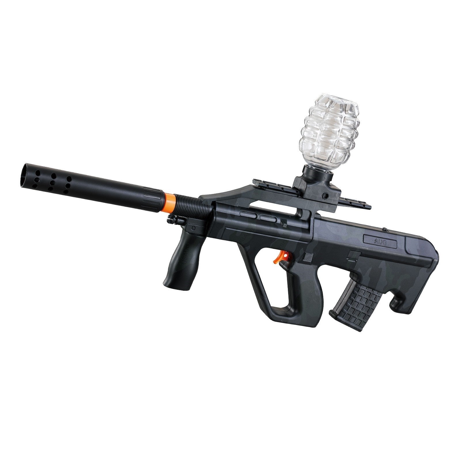 Mitraliera de jucarie electrica cu bile de hidrogen de gel, gun bluster, tragere in rafala, varsta peste 6 ani, ochelari de protectie, 5000 de