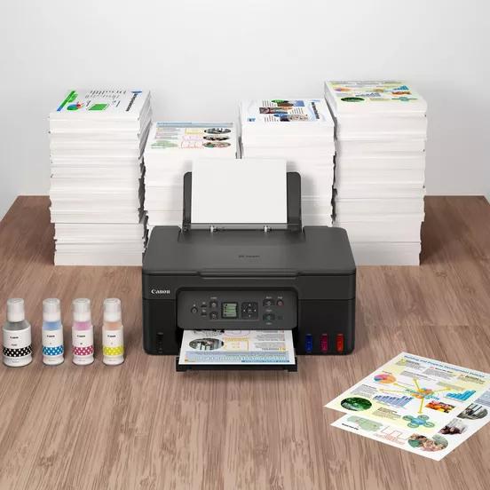 Multifunctional Inkjet CISS Color Canon G3470 Black, A4, Functii: Impr.|Scan.|Cop., Viteza de Printare Monocrom: 11ipm, Viteza de printare color: 6ipm, Conectivitate:USB|WIFI, Duplex:Nu, ADF:Nu(incl.TV 11lei) "5805C009AA"