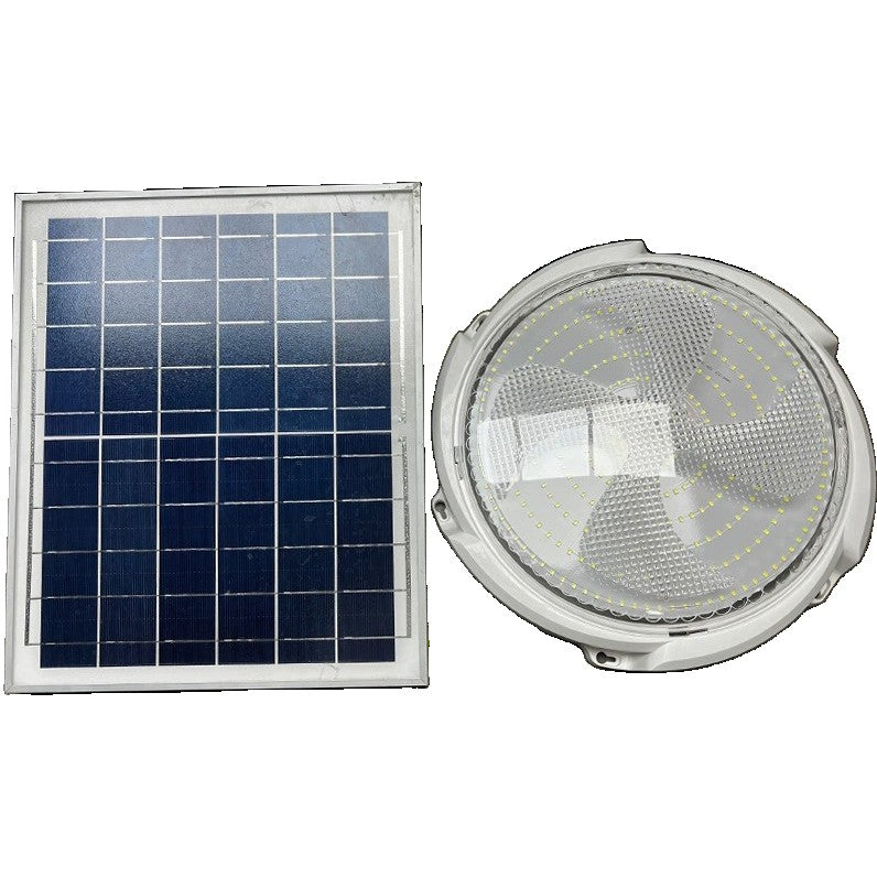 Plafoniera solara, 200 W, diametru 320 MM, cu telecomanda, Lungime prelungitor: 4.6 m, alb rece