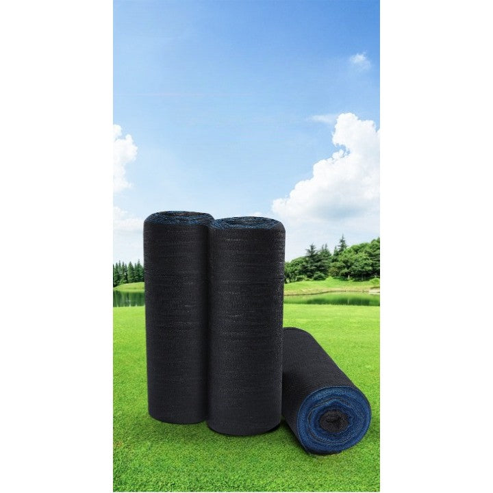 Plasa de umbrire neagra, latime 2 m, lungime 50 m, protectie UV, Grad de umbrire 50-55%