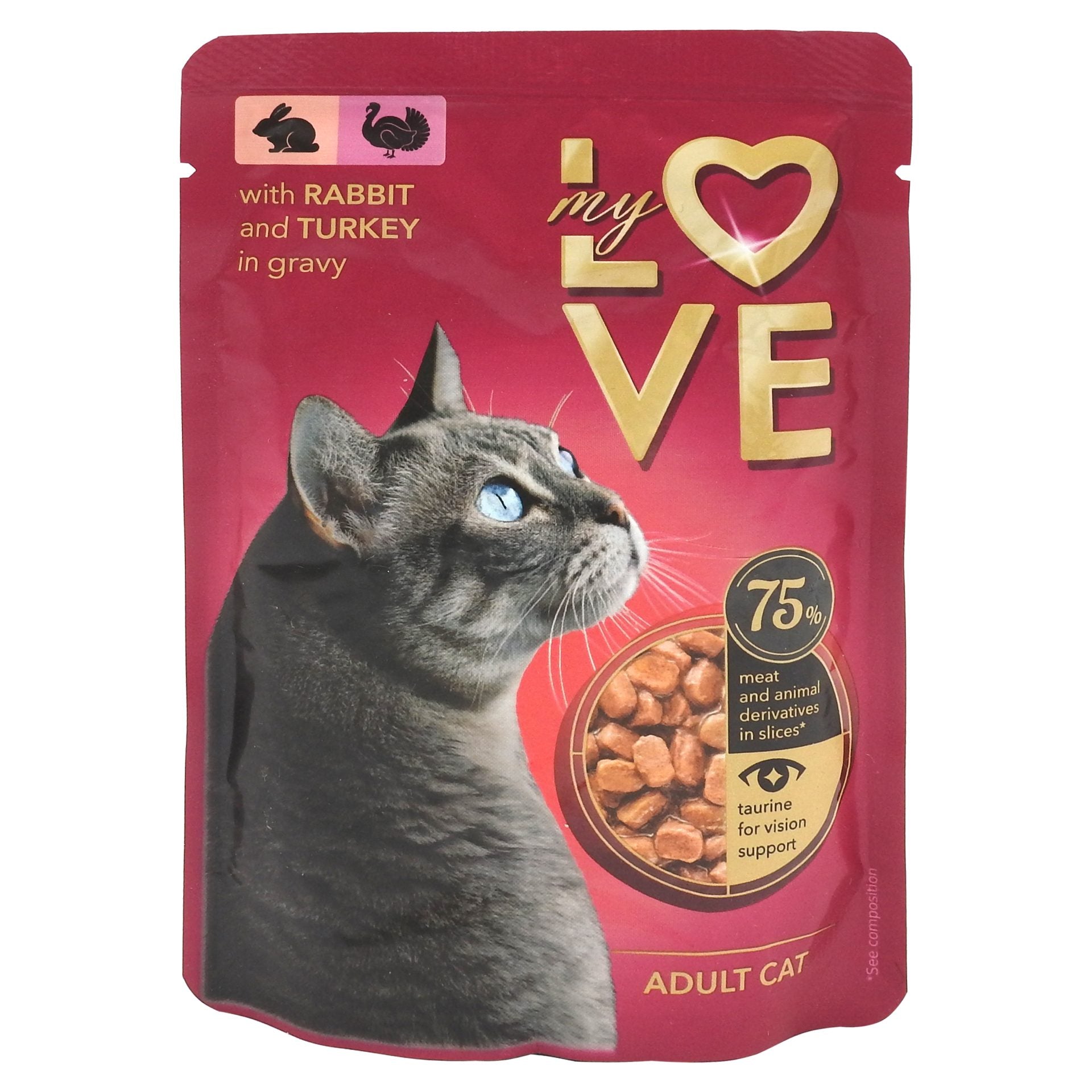 Plic, My Love, 85 g Iepure si Curcan in Sos