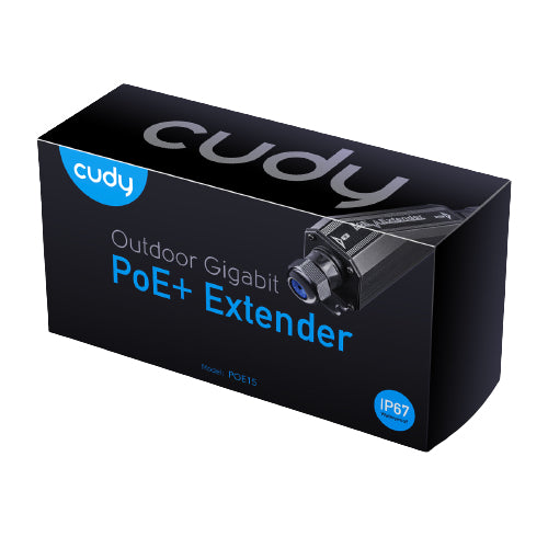 CUDY Gigabit PoE+ Outdoor Waterproof Ext "POE15"