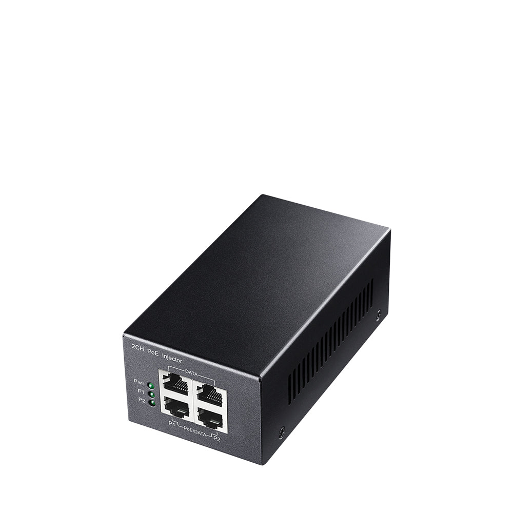 CUDY 2-Channel 30W Gigabit PoE+/PoE Inje "POE220"