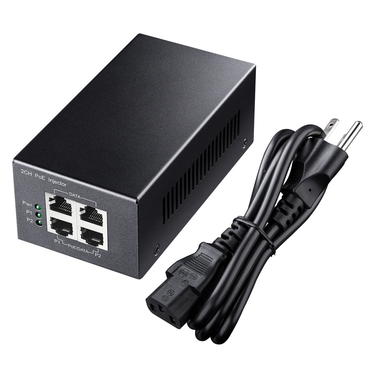 CUDY 2-Channel 30W Gigabit PoE+/PoE Inje "POE220"
