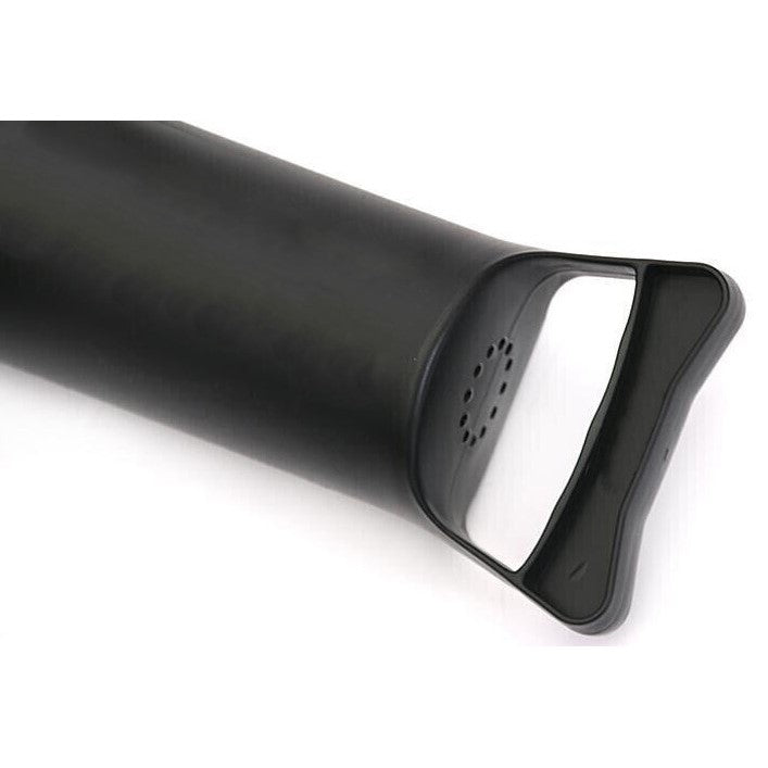 Pompa manuala pentru umflat obiecte gonflabile, colace, saltele, cu 3 adaptori pentru interconectare si furtun, negru