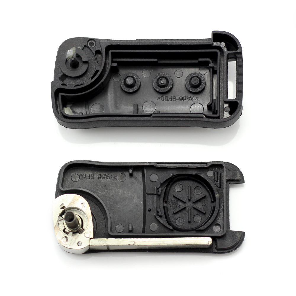 Porsche Cayenne Carcasa cheie tip briceag, 3 butoane