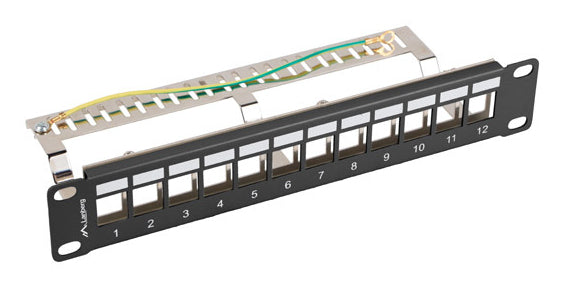 Patch panel gol 12 porturi 1U 10" ng V2 "PPKS-9212-B"