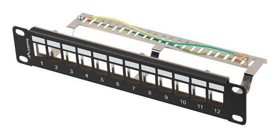 Patch panel gol 12 porturi 1U 10" ng V2 "PPKS-9212-B"
