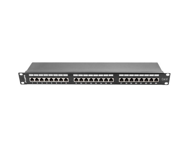 Patch panel 24 porturi 1U Cat.6 FTP ng "PPS6-1024-B"
