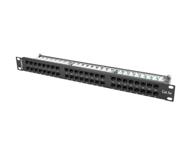 Patch panel 48 porturi 1U Cat.5e UTP ng "PPU5-1048-B"