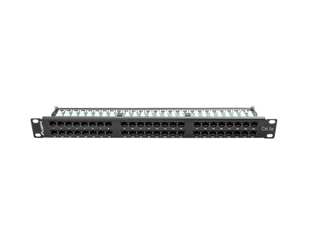 Patch panel 48 porturi 1U Cat.5e UTP ng "PPU5-1048-B"