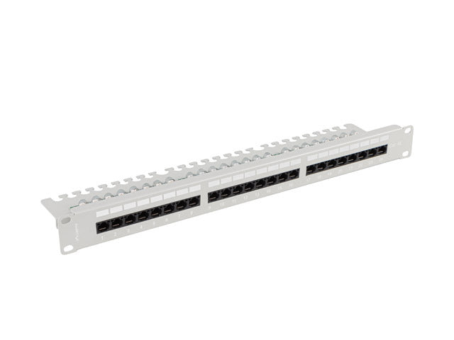 Patch panel 24 porturi 1U Cat.5e UTP gr "PPU5-1124-S"