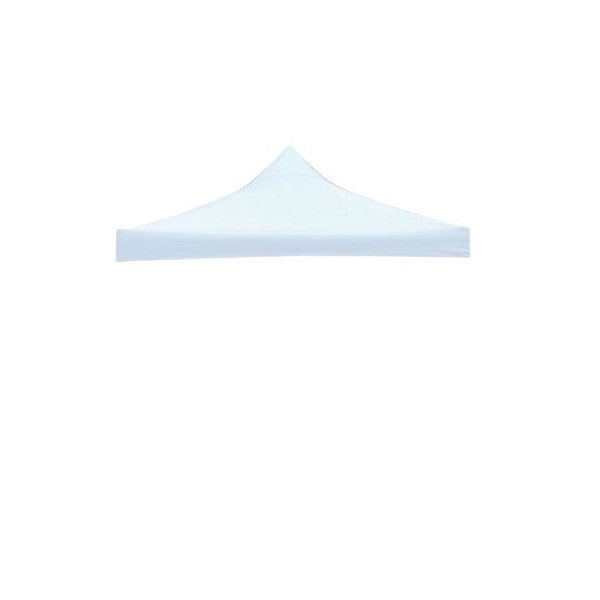 Prelata,copertina pentru acoperis cort tip pavilion, 3 x 4.5 m, impermeabila, invelis din material textil oxfort 700D, cauciucat Alb
