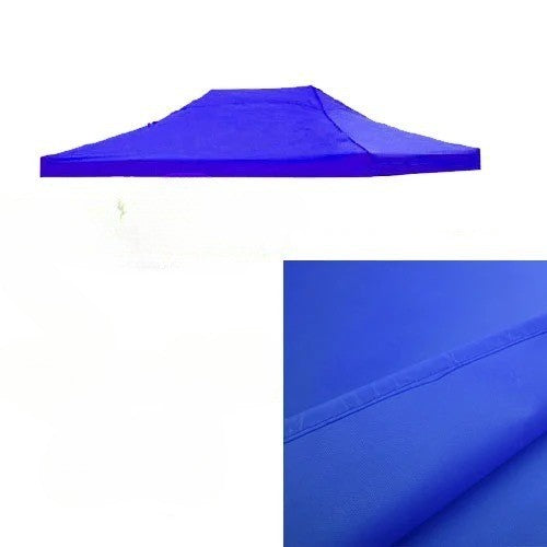Prelata Copertina pentru Cort tip Pavilion, Invelis Impermiabil din Material Textil Oxford 700D, Varf Plat Cauciucat, 4.3 x 2.9 m Albastru
