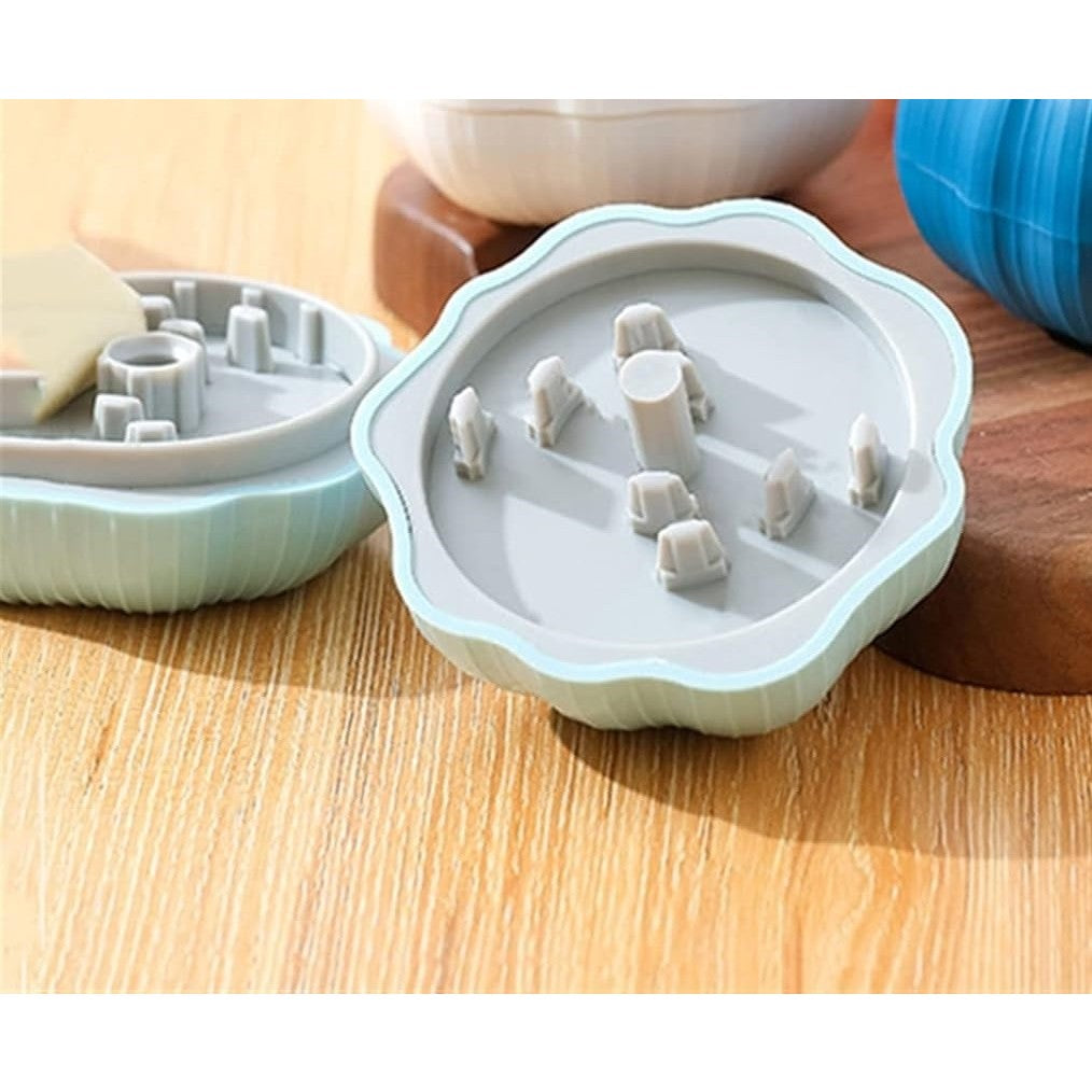 Presa Manuala pentru Usturoi, Model Usturoi, 7 x 7.5 cm, din Plastic, Albastru Deschis