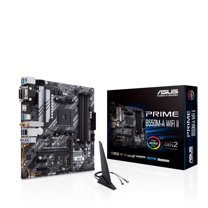 Placă de bază AMD B550 SAM4 MATX/PRIME B550M-A WIFI II Asus 