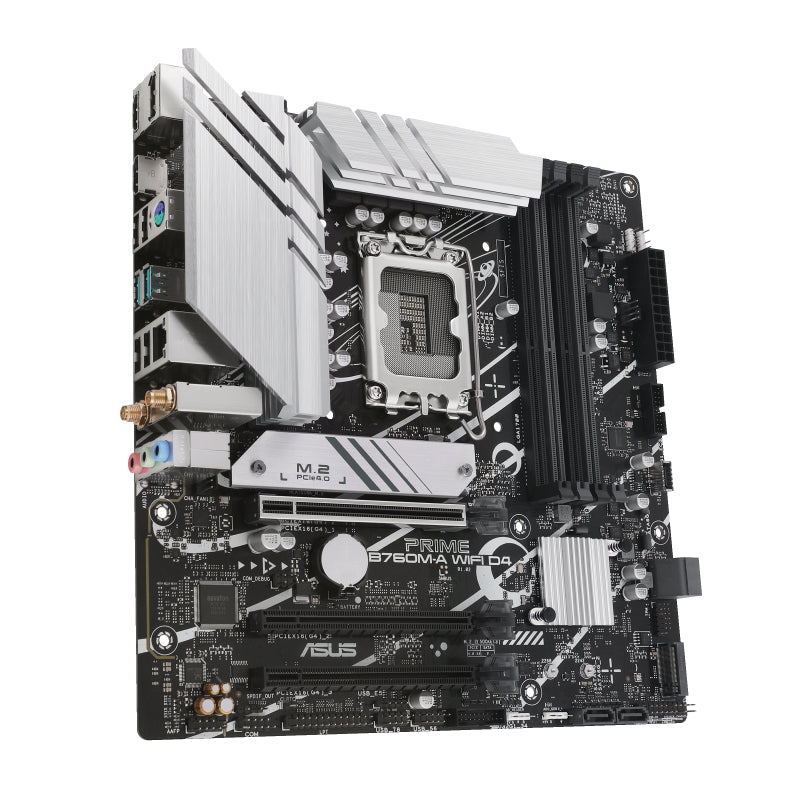 ASUS PRIME B760M-A WIFI D4 LGA1700 4xDDR4 mATX 2xHDMI DP WIFI MB "PRIME B760M-A WIFI D4"