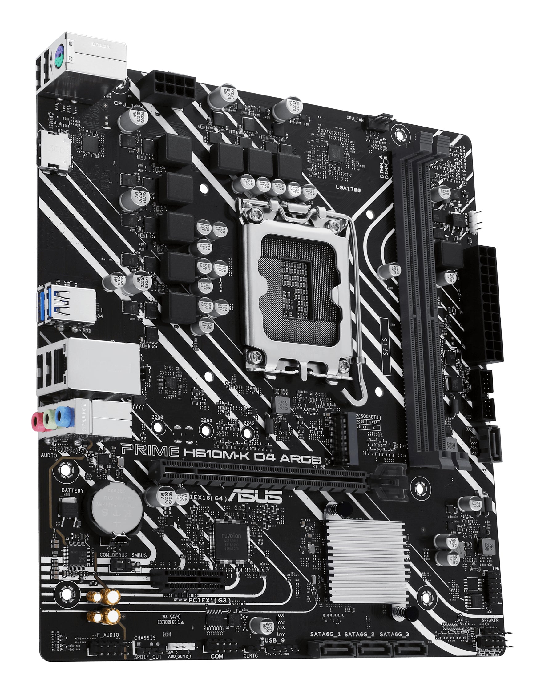 ASUS PRIME H610M-K D4 ARGB LGA1700 1xHDMI "PRIME H610M-K D4 ARGB"