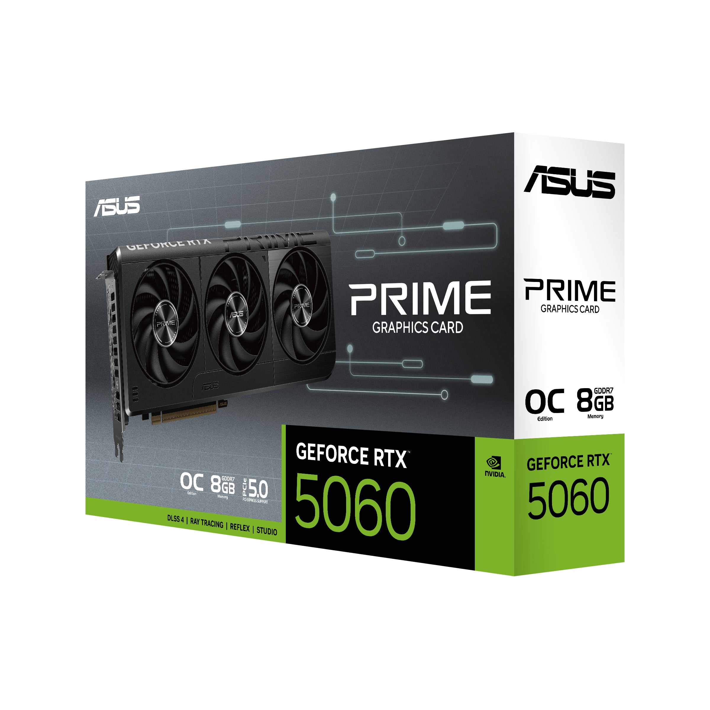 VGA PCIE16 RTX5060 8GB GDDR7/PRIME-RTX5060-O8G ASUS "PRIME-RTX5060-O8G"