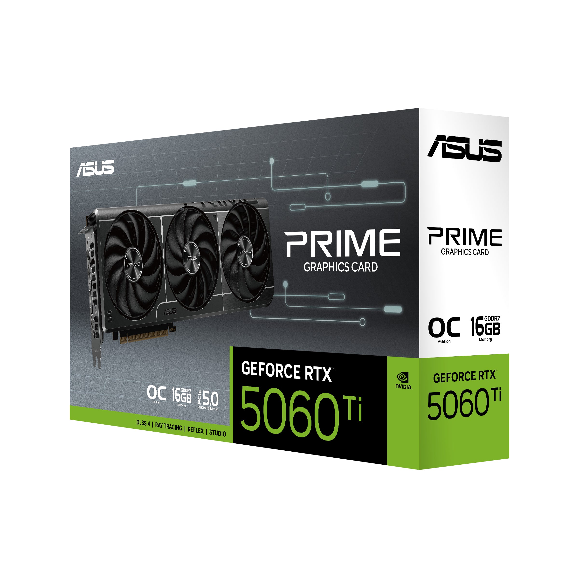 VGA PCIE16 RTX5060TI 16GB/PRIME-RTX5060TI-O16G ASUS "PRIME-RTX5060TI-O16G"
