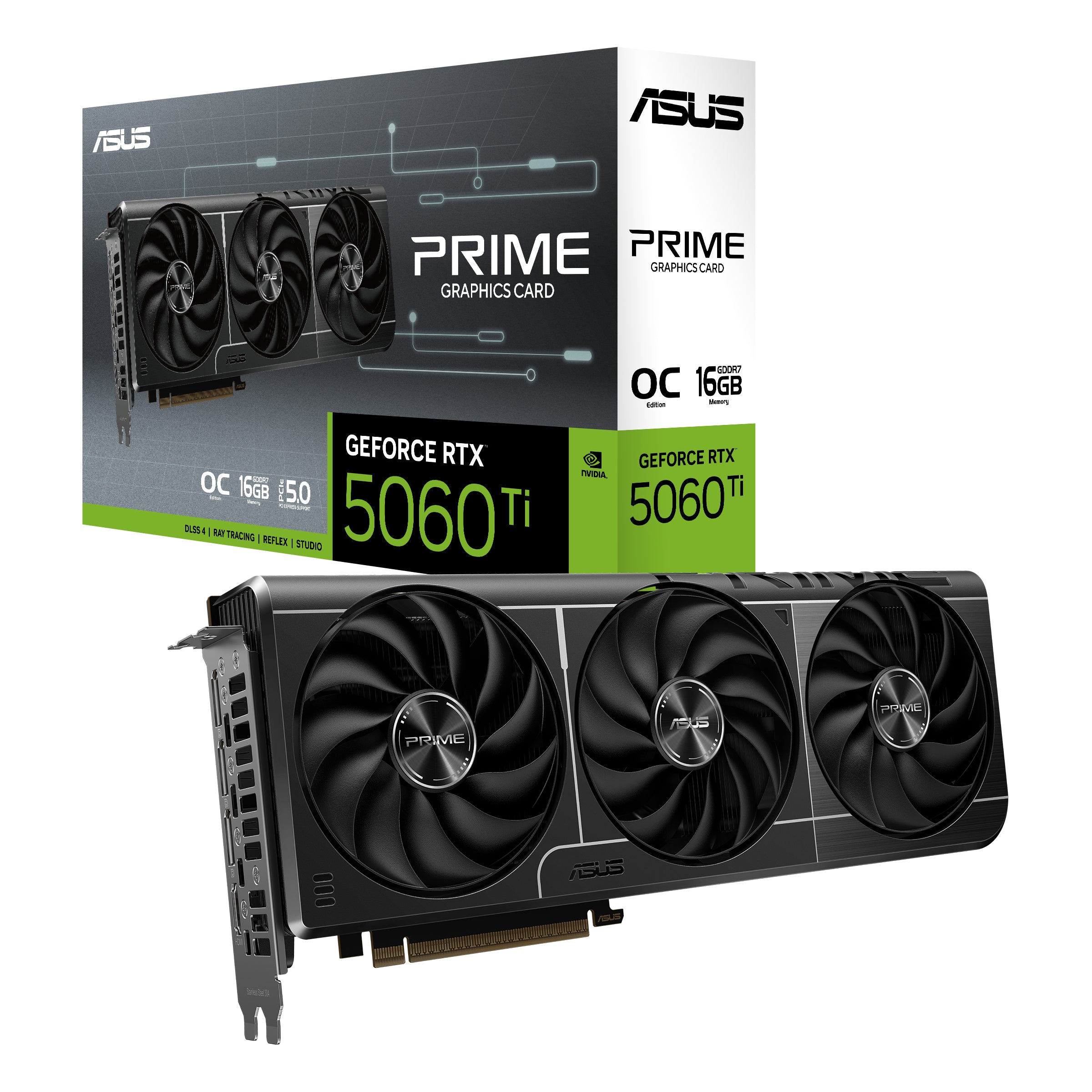 VGA PCIE16 RTX5060TI 16GB/PRIME-RTX5060TI-O16G ASUS "PRIME-RTX5060TI-O16G"