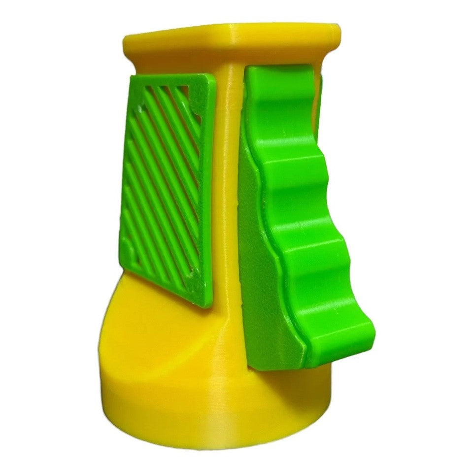 Desfacator Doze, din ABS, 10.7 x 8 cm, Manual, Galben/Verde
