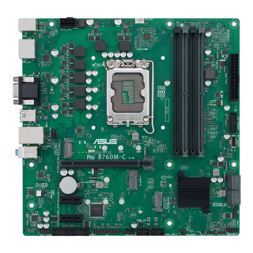 MB ASUS PRO B760M-C-CSM DDR5 LGA1700 "PRO B760M-C-CSM"